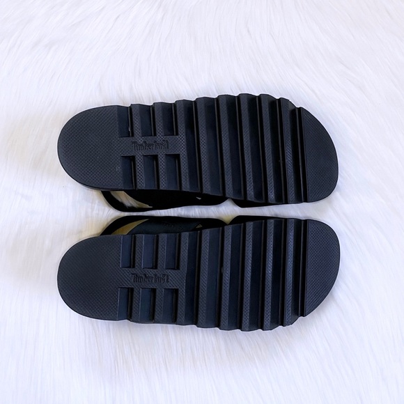 Timberland Women’s Santa Monica Sunrise Black Sandals - Picture 7 of 8